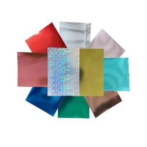 Papel lamicote 250g dourado espelhado para topo de bolo
